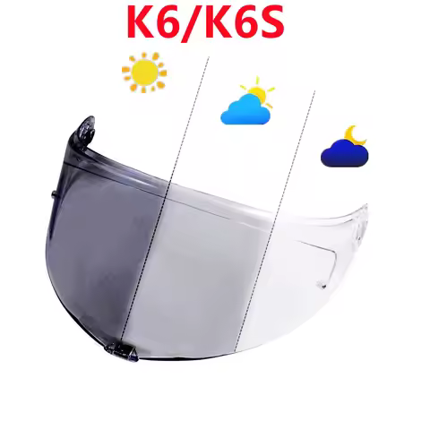 Photochromic Visor for AGV K6 K6s Helmet Glasses Screen Shield Windshield Accessories Parts Autochro