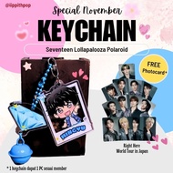 GANTUNGAN Seventeen Lollapalooza Polaroid Keychain | SVT Keychain | Seventeen Keychain