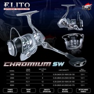 Extra BONUS | Elito CHROMIUM METAL LEG 1000. POWER HANDLE Fishing REEL | 2000 | 3000 | 6000