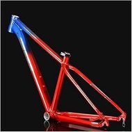 Frame 27.5er Hardtail Mountain Bike Frame 15''/17''/19'' Disc Brake Aluminum Alloy Rigid Frame XC/AM QR 135mm (Color : Red, Size : 27.5 * 15'')