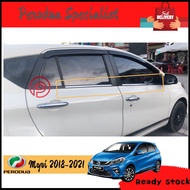 Perodua Myvi G3 FL 2018-2023 Door Belt Moulding/Lining Chrome
