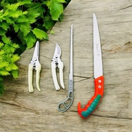 Set of 4 bonsai playing products = pruning shears + pruning shears + spleen saw + 1 large saw