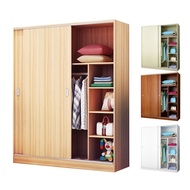 [kline]Simple Sliding Modern Real Wood Plate Assemble Bedroom 2 Doors 3 Door Wardrobe Customization