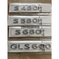 Letter S480, Letter S580 S680 GLS580 maybach - Maybach car sticker