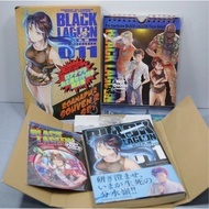 New BLACK LAGOON SP Ed 011 w/Tear Off Calendar, Pin Badge & 2 sheets of Sticker