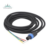 HiFi 3-Wire Subwoofer Cable Speakon to Spade End Sub Speaker Cable for REL/MJ Acoustics, 0.5m