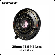 Brightin Star 28มม. F2.8ฟูลเฟรมสำหรับกล้อง Leica M-Mount M11 M10 M240 M10P M10D MP ME M246