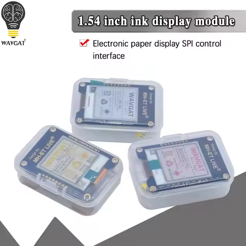 WAVGAT 1.54 Inch Epaper Module E-paper E-Ink EInk Display Screen SPI Support Global Part For Arduino