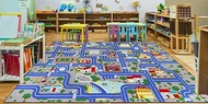 Capslpad Classroom Carpet 6.6' x 9.8' Large Kids Carpet Rug for Classroom Elementary Non Slip Kids R
