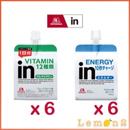 Morinaga Japan In Jelly Energy/Vitamin/Mineral Bundle of 6