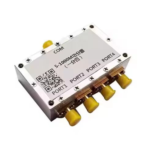 SB-5-1000M RF Power Divider Combiner 1 To 4 Power Splitter For UHF VHF 433M Transceiver Radio Amplif