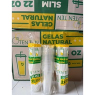 CUP Tenten 18oz and 22oz Flat/Slim 7.5 Grams, 50 pcs/slop | JUMBO CUP