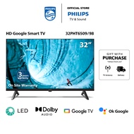 2024 Model PHILIPS Google TV Full HD 32" TV | 32PHT6905 | Youtube | Netflix | meWatch | Google Assistant | 3 yr Warranty