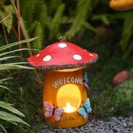 Mushroom Modeling Balcony Garden Decoration Hanging Lights Courtyard Outdoor Decoration Ornament