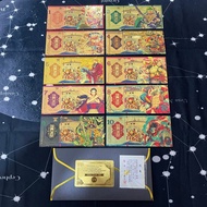 One Piece Golden Foil Anniversary Colorful Card Collectible Figure Gift Ace Luffy Sasuke Anime Theme