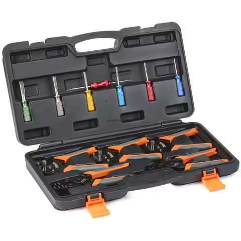 IWISS KIT-DC01 Automotive Rapair Mult Tool Kit Crimping Tools Set Removal Tools For Deutsch Terminal