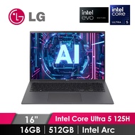 LG Gram AI輕薄筆電 16" (Intel Core Ultra 5 125H/16GB/512GB/Intel Arc/W11/EVO認證) 沉靜灰 16Z90S-G.AA56C2燦坤線上購