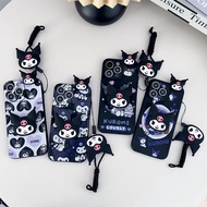 3D Kuromi Toy With Lanyard Phone Holder Case For Vivo V5 V5S Y66 Y67 Y65 Y69 Y71 Y74S Y76S Y76 Y81 Y