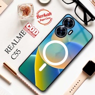 Latest Realme C55 Casing Magsafe Realme C55 Hardcase Softcase Premium Glossy