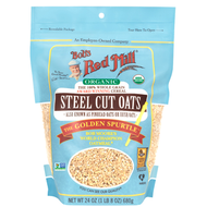 行貨 美國Bob's Red Mill ORGANIC STEEL CUT OATS有機鋼切燕麥  680g#039576