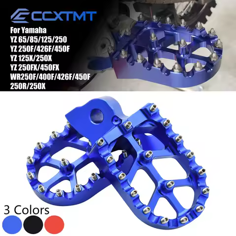 CNC Aluminum Footpegs Pedals Footrest Foot Pegs For Yamaha WR250F WR426F WR450F WR400F WR250R WR250X