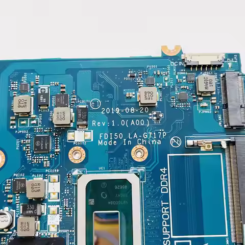 For DELL Inspiron 3490 3590 3790 5494 5594 Vostro 3490 V3590 Laptop Motherboard FDI50 LA-G717P With 
