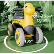 4-wheeled walker with lights and music for babies