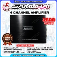📣 SAMURAI KATANA SOUNDBAR Car High Power 4 Channel Amplifier SK-50.4 Amp Power 1800W Woofer Subwoofe