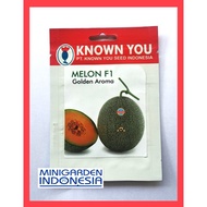 Pack 8 Benih Melon Rock Golden Aroma F1 KNOWN YOU SEED Bibit Tanaman