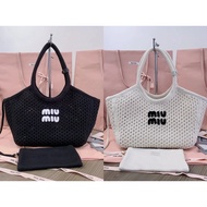 Mu Isetan Hollow Woven Tote Bag Handbag Shoulder Bag Underarm Bag Female Bag