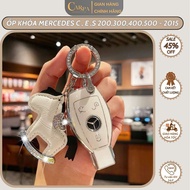 Mercedes C200, C250, C300, E200, E250, E300 2013 - 2016 Premium Silver Plated Key Protective Cover