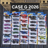 HOT WHEELS CASE G 2026 SHORT CARD HONDA CIVIC CUSTOM HONDA CIVIC TYPE R LAMBO CENTENARIO FORD MUSTAN