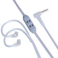 KZ | KZ T8 dual silver plated adjustable headphone cable suitable for KZ \ ND \ CCA \ TRN headphones