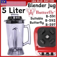 BUTTERFLY 4.0 5.0 Liter Replacement Blender Cup Jar Jug Blade B-591 592 596 597 Spare Part Ala Ganti