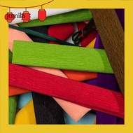 [JU] Crepe Paper for Party Decor Vibrant Crepe Paper for Diy Crafts Fade-resistant Flowers Decorations Southeast Asian Favorite