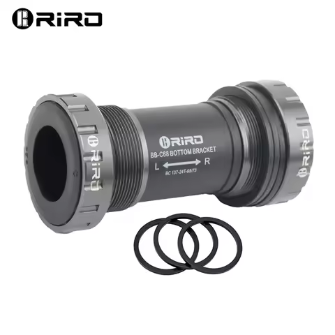 Bicycle Ceramic Bottom Bracket BB68/BB92 68/73MM Threaded BB MTB Sealed Bearings Road Bike 1.37/24mm