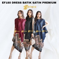 Asymmetrical KAFTAN/Party DRESS KAFTAN VN 1040/PREMIUM Silk SATIN BATIKMPRINT KAFTAN EF180