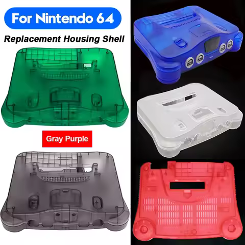 7 Colors NEW Replacement Housing Shell Translucent Case Compatible For Nintend N64 Retro Video Game 