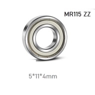 Miniature Bearing Bering Ball Bearing 5x11x4 5x11x4mm diameter mm OD 11mm ID 5mm hole 5mm MR115ZZ