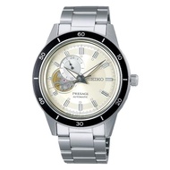 PRESAGE SARY189  Seiko Watch Wristwatch Basic line: Style60 s Semi-skeleton Men Silver