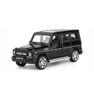 Alloy Collectible Black Benz G65 AMG Toy Car Model Pull Back Die-Cast Vehicle with Lights and Sound