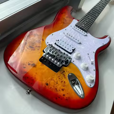 2026 hot new Scalloped Fingerboard, Dimarzio Pickups, Yngwie Malmsteen Guitar, Big Head Guitar, Milk
