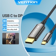 Vention Type C to DP Cable 8K 60Hz USB C to DisplayPort Converter for Phone MacBook Huawei USB C to 
