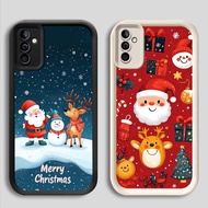 BR-43 Merry Christmas Soft Silicone Casing for Samsung A05S A24 A34 A25 A16 A14 A04s A15 A35