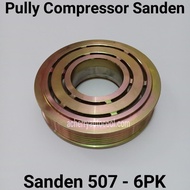 Pully Gigi Compressor Sanden 507 6Pk Compressor Code Hv302