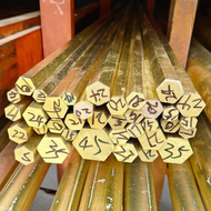 Solid Hexagonal Brass Bar