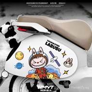 Electric Scooter Stickers LABUBU Cartoon Personality Creative Waterproof Stickers Scratch Cover Stic