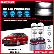 HONDA CITY 2014 - 2018 LED Headlight Lampu LED Kereta Car LED Mini Projector 9005/H11 LED Headlight 