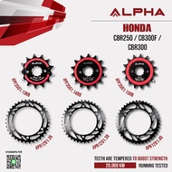 ALPHA Sprocket Used For Honda CBR250R/CB300F/CBR300R [APF3501-APR1201]