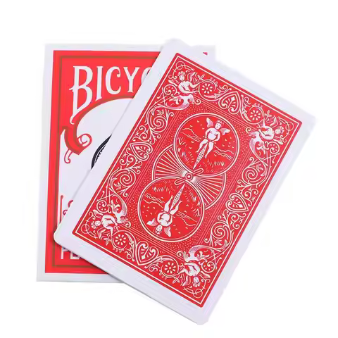 Funny Advertising Cards 3D Advertising Magic Tricks Card Gimmick Props Card Deck 3D Close Up Childre